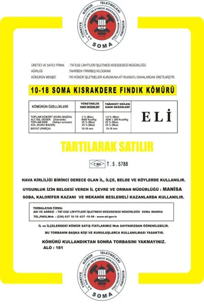 SOMA 10-18 FINDIK KÖMÜR